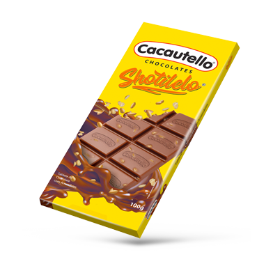Linha Gift Tablete de Chocolate Shotilelo Cacautello