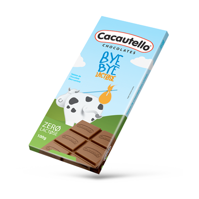 Linha Gift Tablete de Chocolate Zero Lactose Cacautello