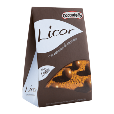 Linha Gift Licor com Cobertura de Chocolate Cacautello