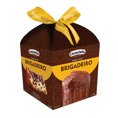 Linha Natal & Ano Novo Panetone Brigadeiro Cacautello